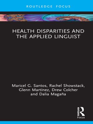 cover image of Health Disparities and the Applied Linguist